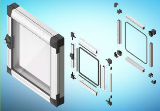 Aluminium PROflex window kits for quicker self-assembly